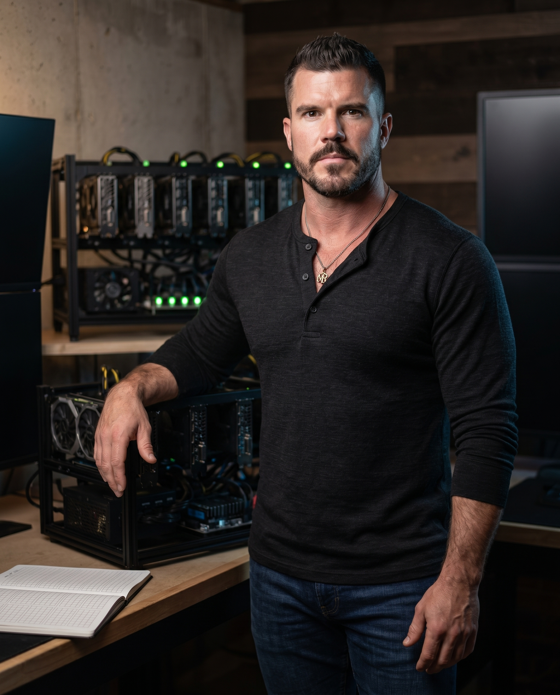 Mike Rodgers, the operator at the GPU rack
